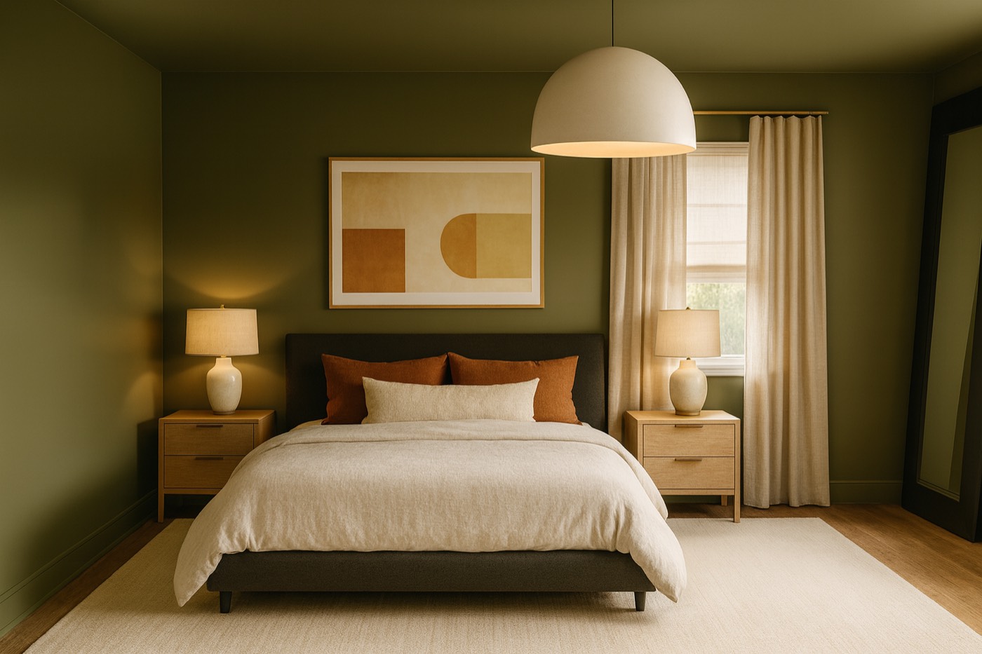 Concept B — Olive color-drench
