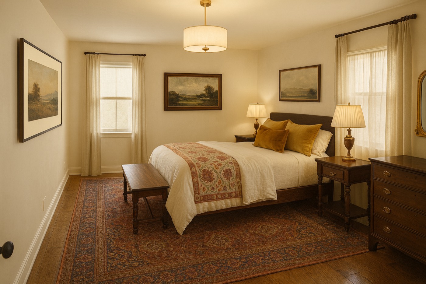 Vintage-eclectic — wide view